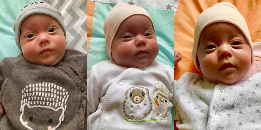 Most érkezett! Újra megszólalt az apuka: Csodálatos hírek érkeztek a tavaly félárván maradt hármas ikrekről! ❤ Szívmelengető amiket mondott: