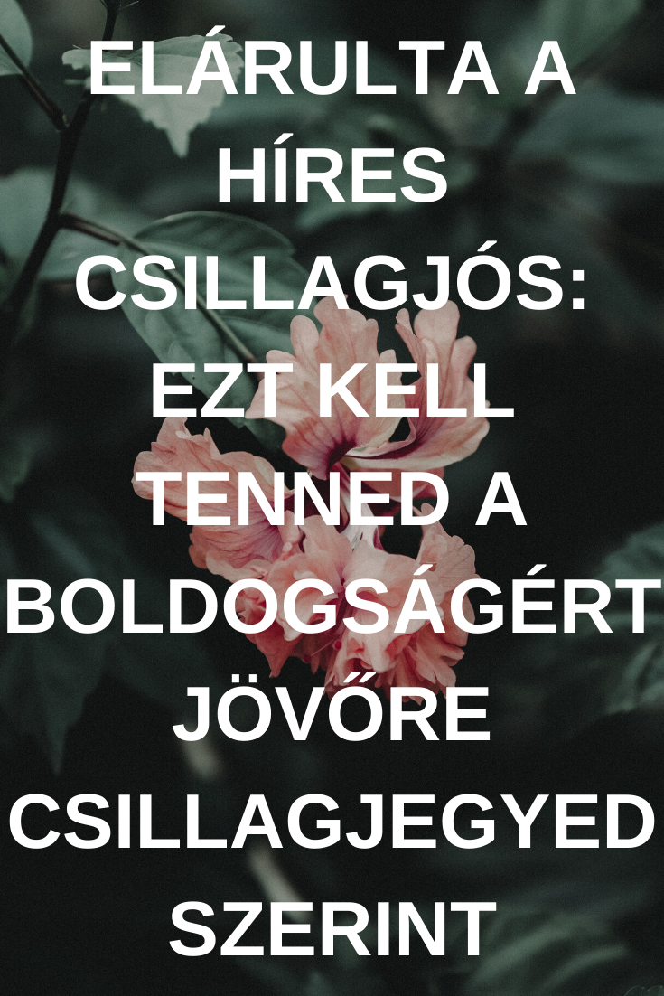 Végre elárulta a híres csillagjós: ezt kell tenned a boldogságért jövőre csillagjegyed szerint